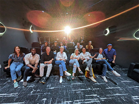 Animation studio workplace photo